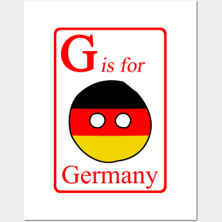 G is for Germanyball Posters and Art
